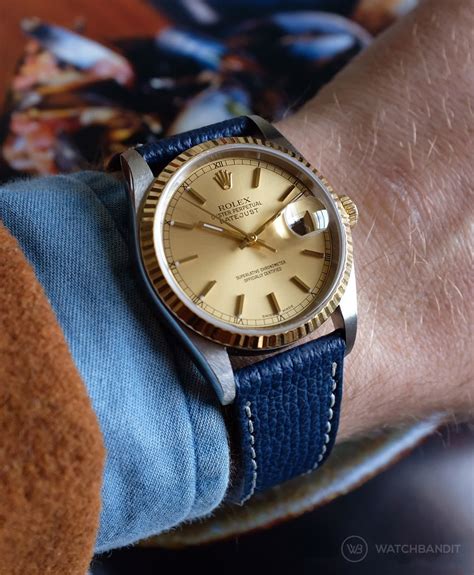 rolex datejust 2 tone nato strap|rolex datejust straps.